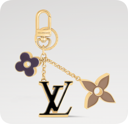 Louis Vuitton Fleur de Monogram Bag Charm M01652-1
