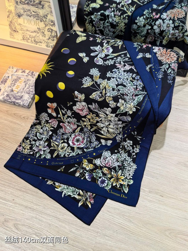 Dior Silk Twill Scarf D6129-1