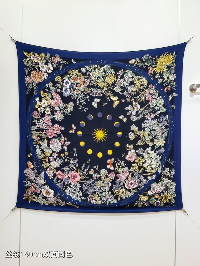 Dior Silk Twill Scarf D6129-1