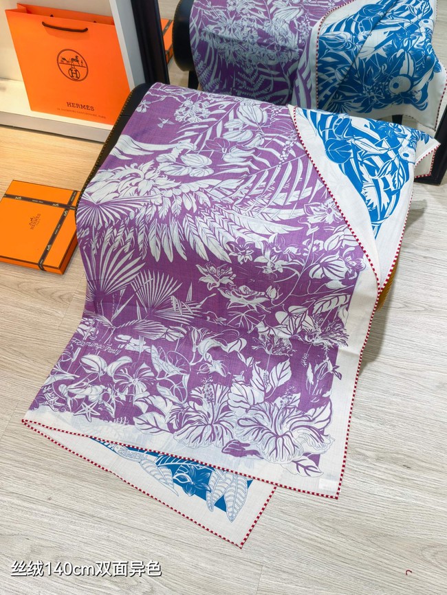Hermes Shawl Cashmere and Silk 76130-1