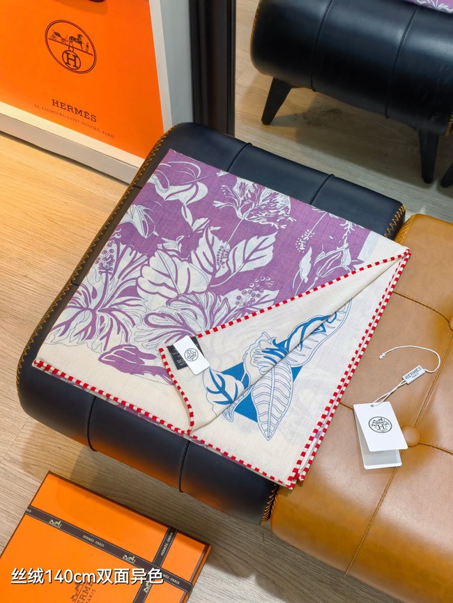 Hermes Shawl Cashmere and Silk 76130-1