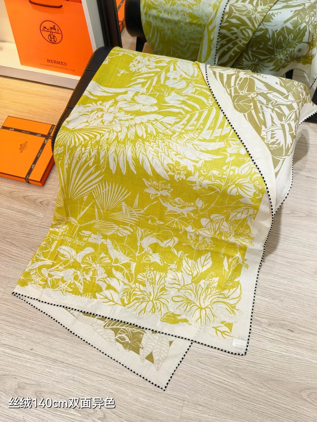 Hermes Shawl Cashmere and Silk 76130-2