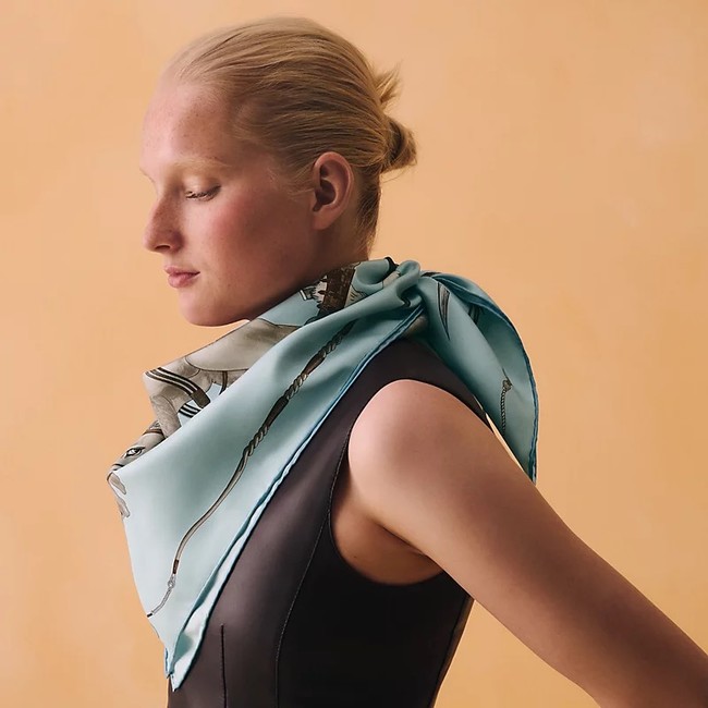 Hermes Shawl Cashmere and Silk 76130-4