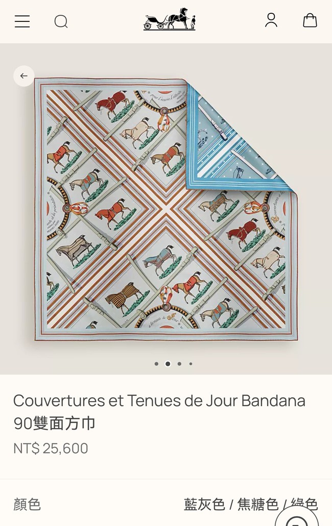 Hermes Shawl Cashmere and Silk 76130-6