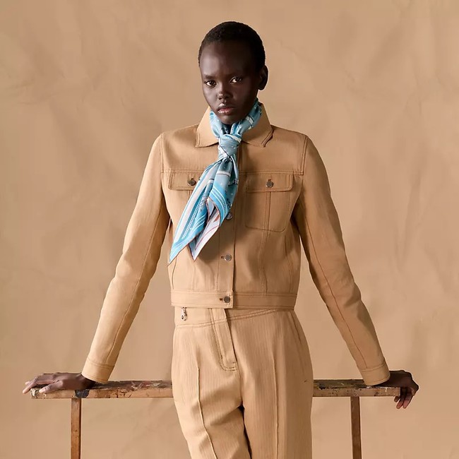 Hermes Shawl Cashmere and Silk 76130-6