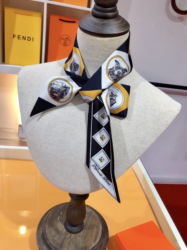 Hermes Twilly silk scarf H06425-1