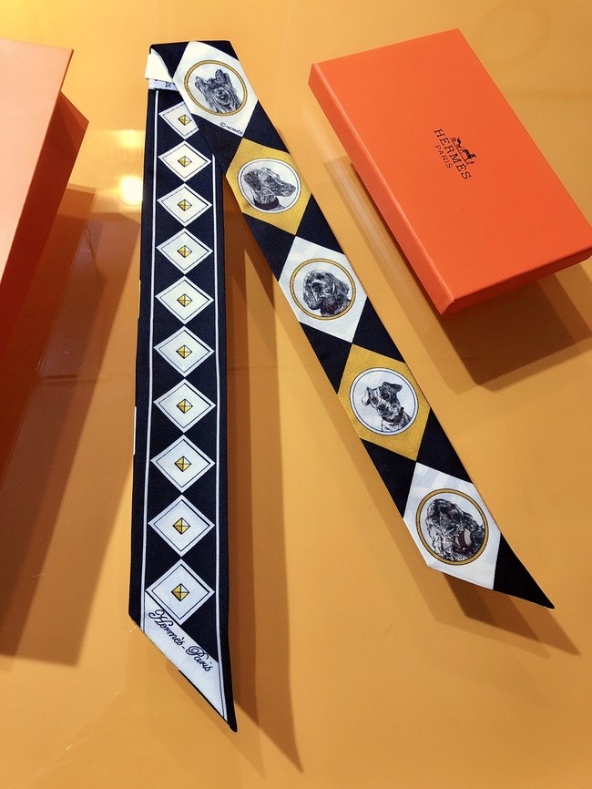 Hermes Twilly silk scarf H06425-1