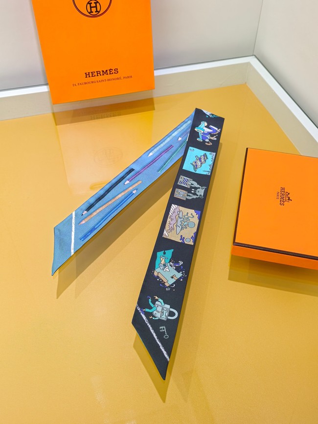 Hermes Twilly silk scarf H06425-3