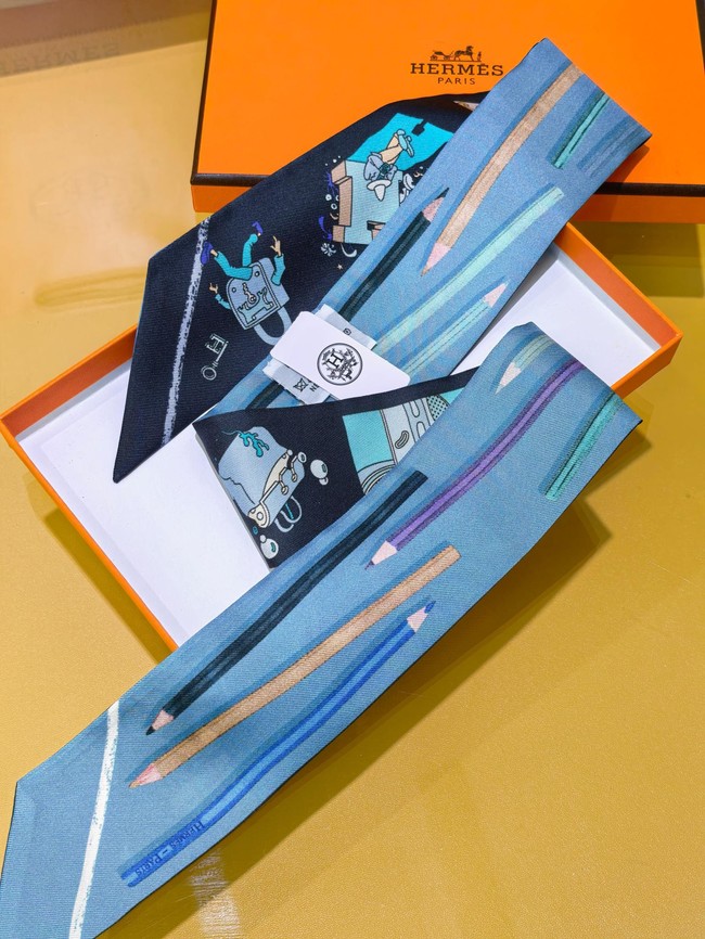 Hermes Twilly silk scarf H06425-3