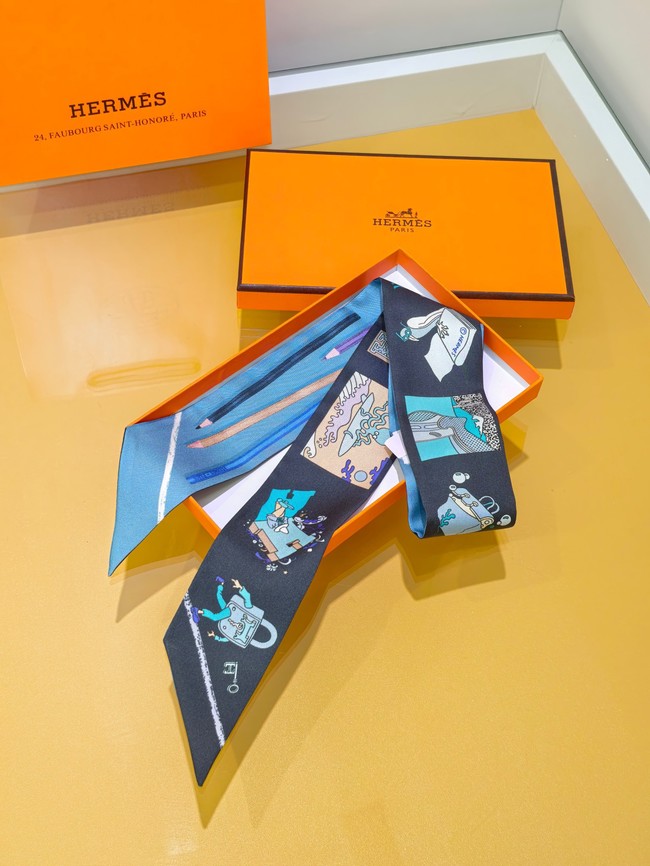Hermes Twilly silk scarf H06425-3