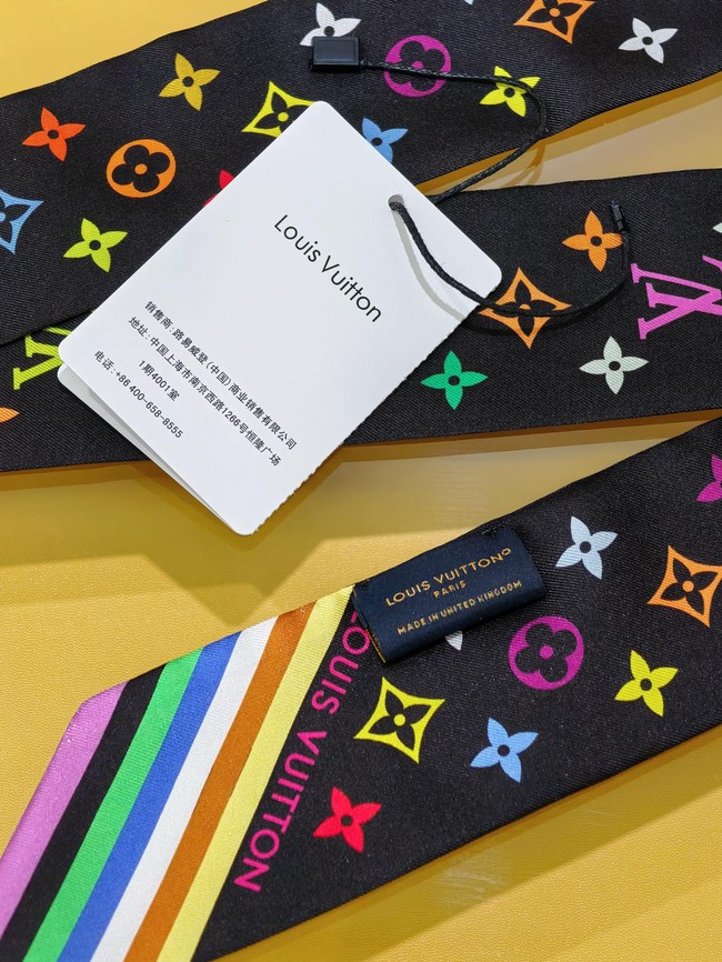 Louis Vuitton Twilly silk scarf H06426-1