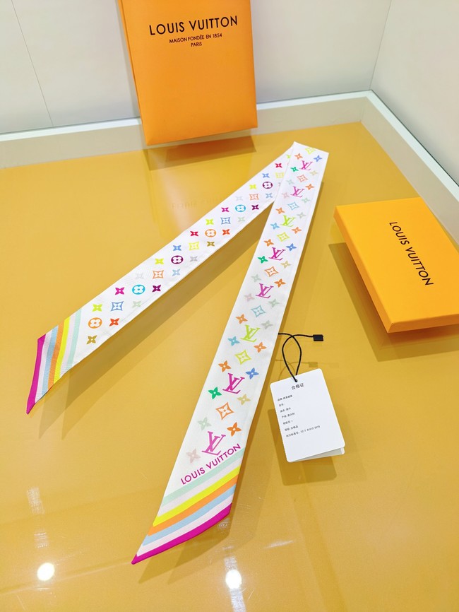 Louis Vuitton Twilly silk scarf H06426-2