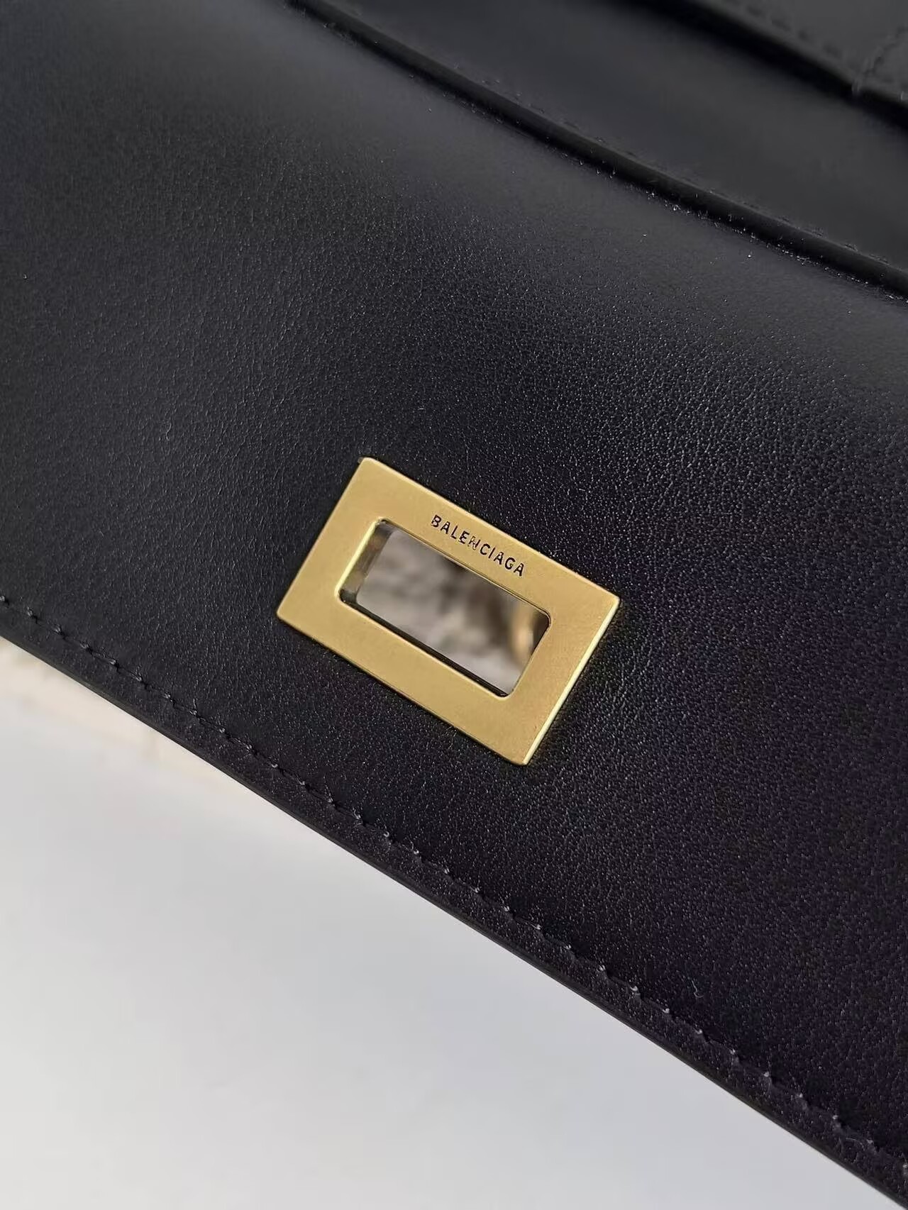 Balenciaga Rodeo Handbag Large smooth calfskin 795459 black gold-tone Balenciaga Rodeo Handbag Large smooth calfskin 795459 black gold-tone