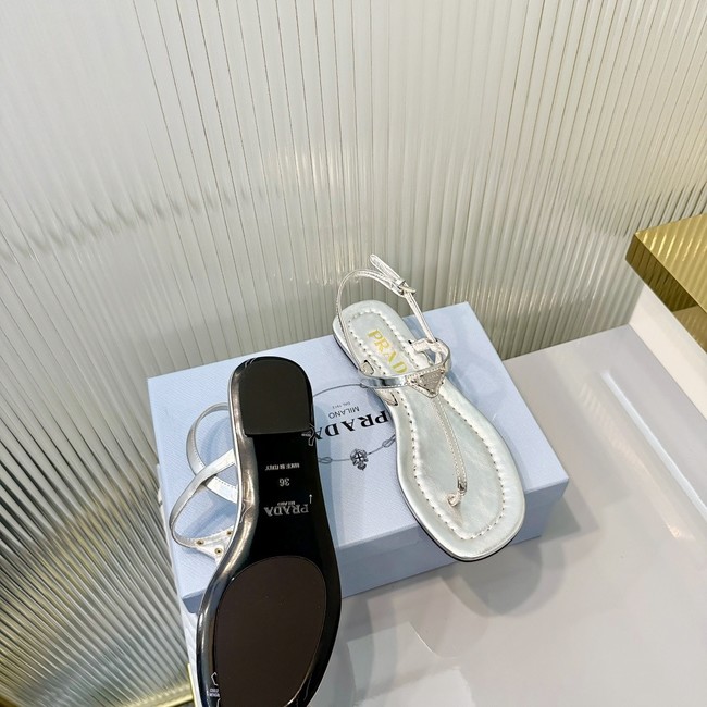 PRADA leather slingback Sandals 67029-2