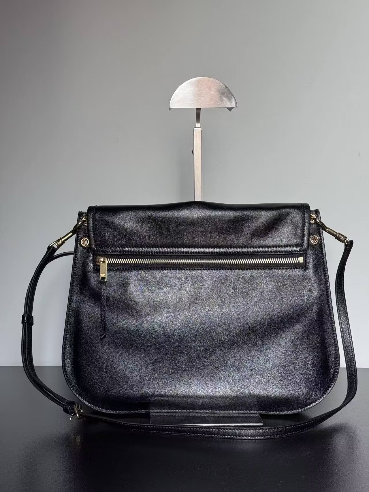 CELINE Original Leather Shoulder Bag C63201 Black