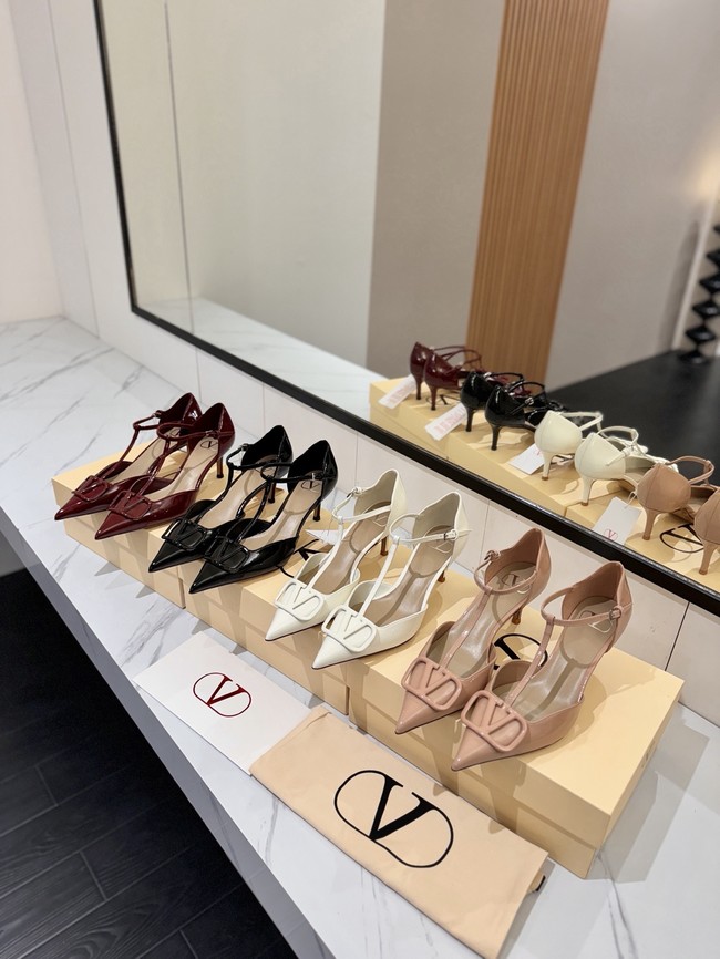 Valentino Lambskin Pumps 67036-1