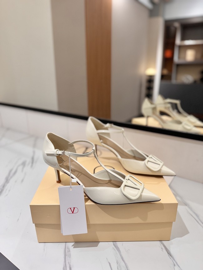 Valentino Lambskin Pumps 67036-3