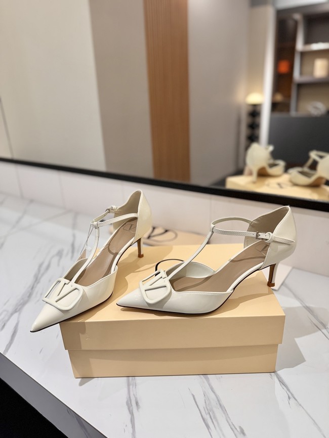 Valentino Lambskin Pumps 67036-3