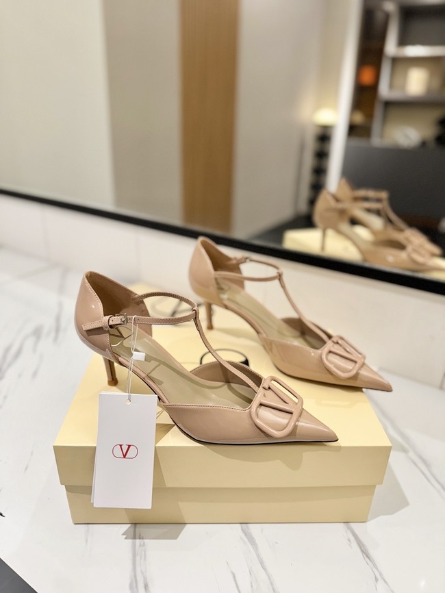 Valentino Lambskin Pumps 67036-4
