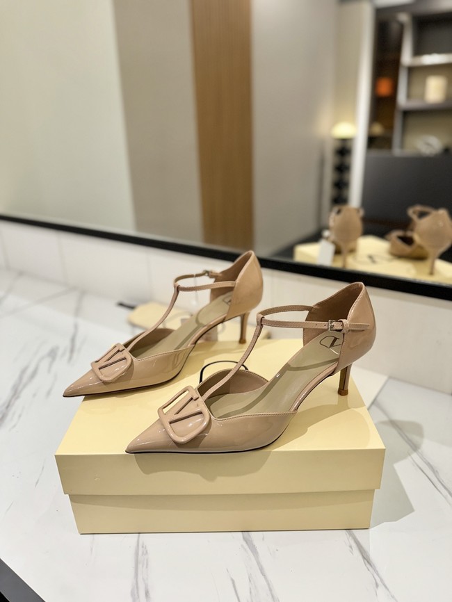 Valentino Lambskin Pumps 67036-4