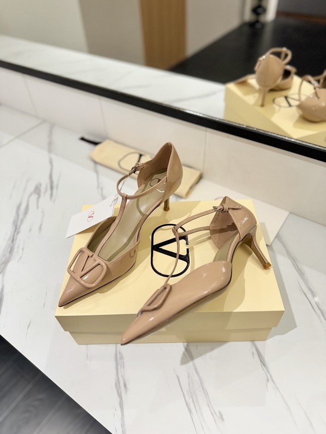 Valentino Lambskin Pumps 67036-4