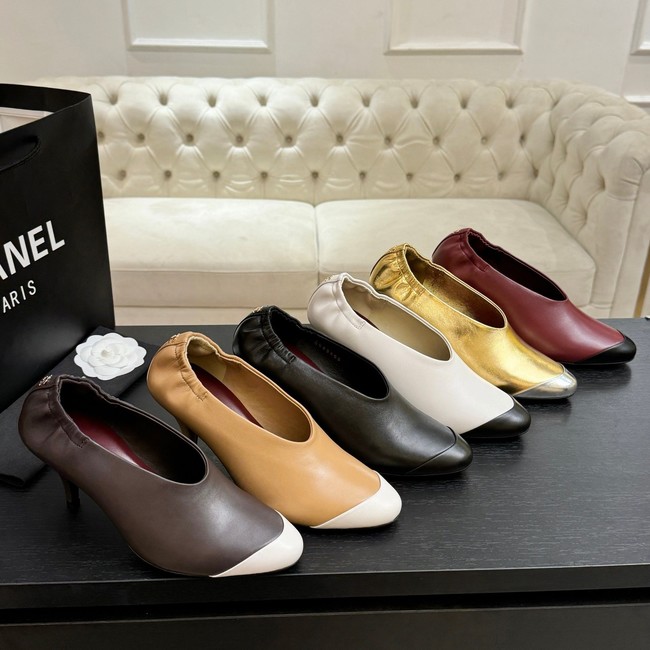 Chanel Pumps Lambskin heel height 85mm G47191-1
