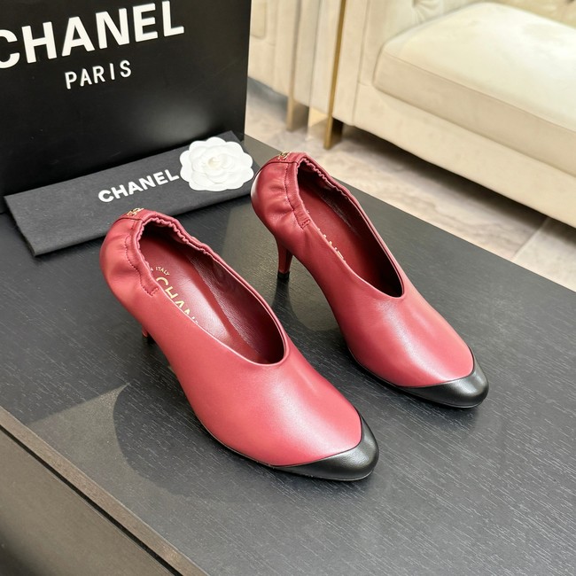 Chanel Pumps Lambskin heel height 85mm G47191-4