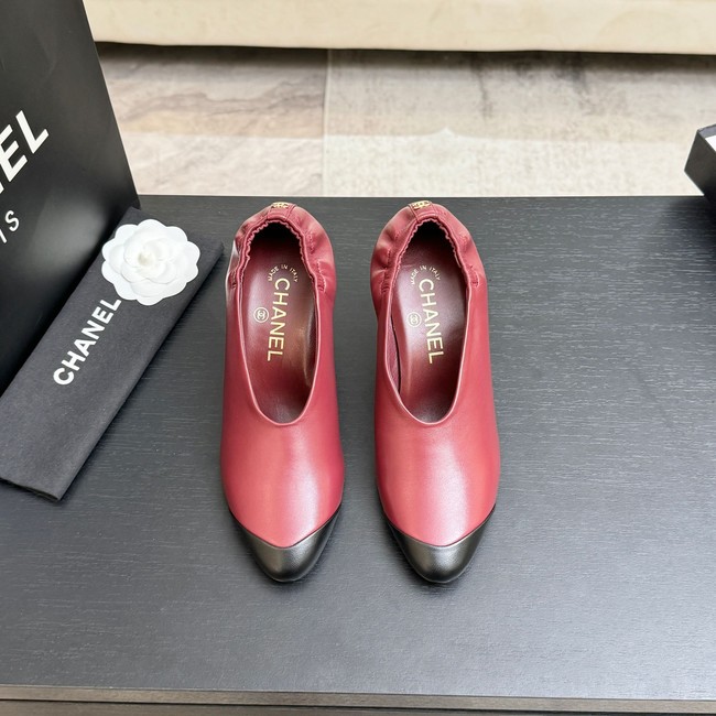 Chanel Pumps Lambskin heel height 85mm G47191-4