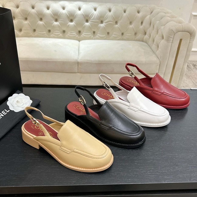 Chanel Slingbacks Shiny Calfskin G47044-2