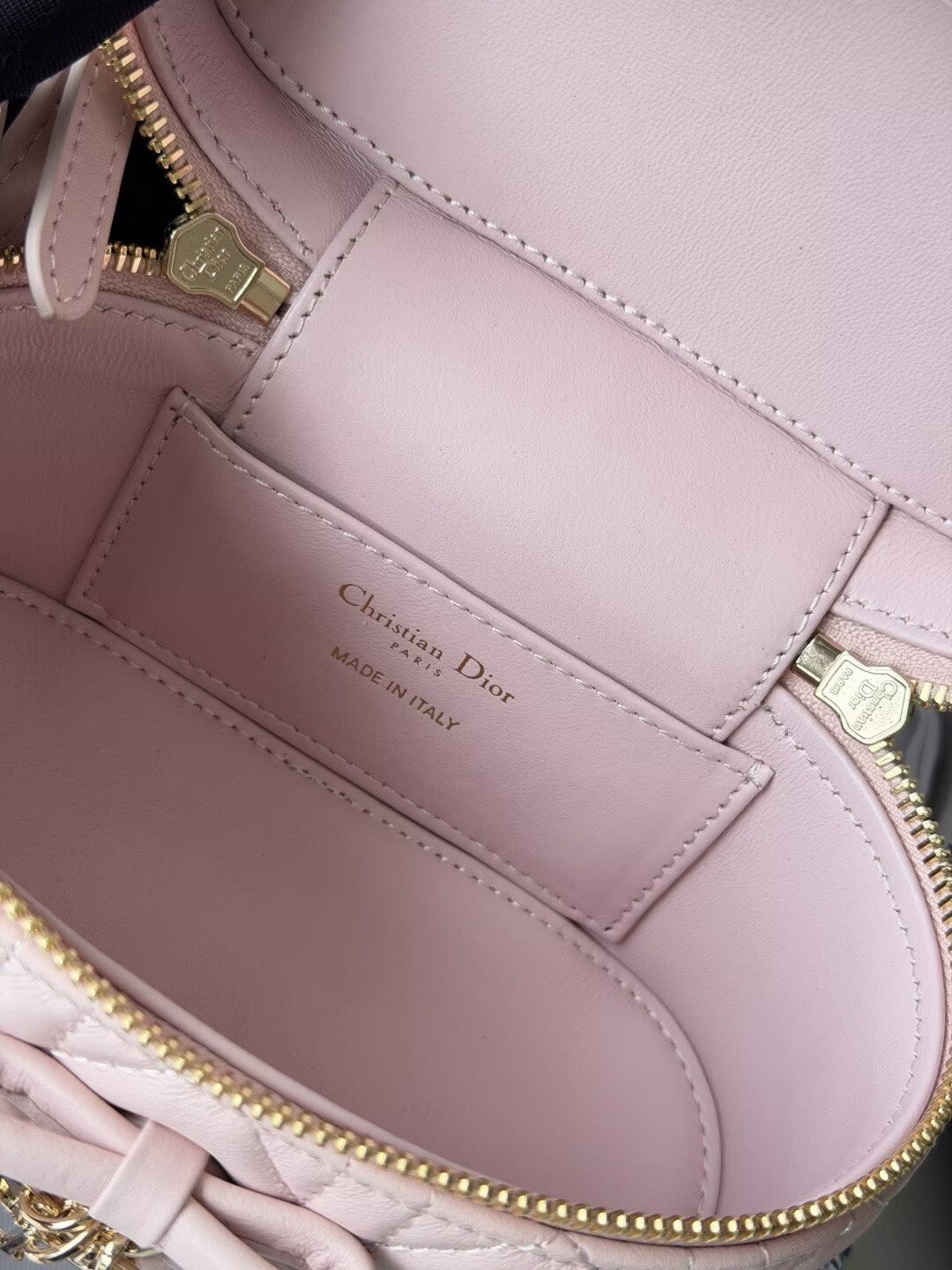 Dior Original Leather Makeup Bag S2603PUQA_M39Z Pink