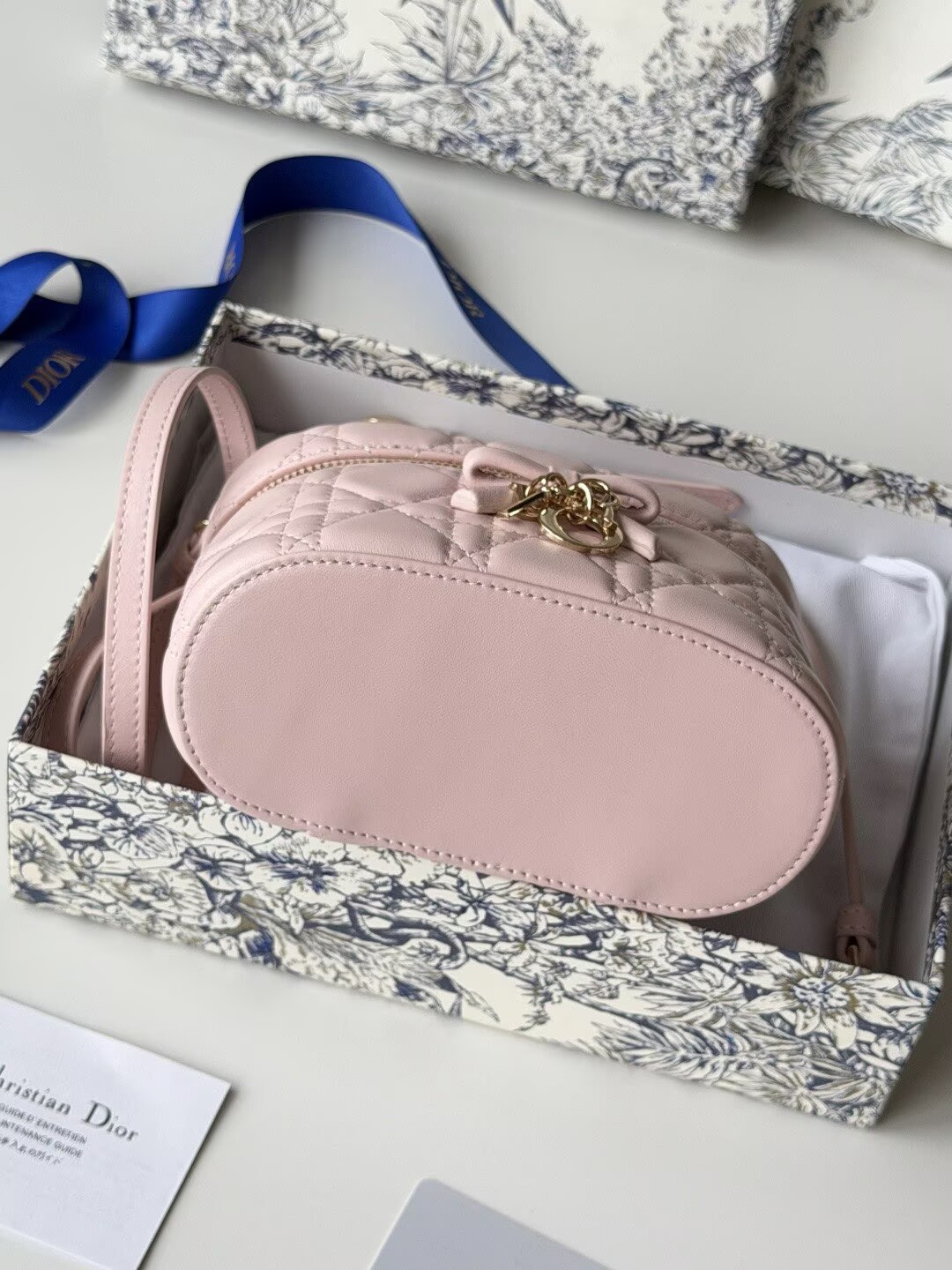 Dior Original Leather Makeup Bag S2603PUQA_M39Z Pink