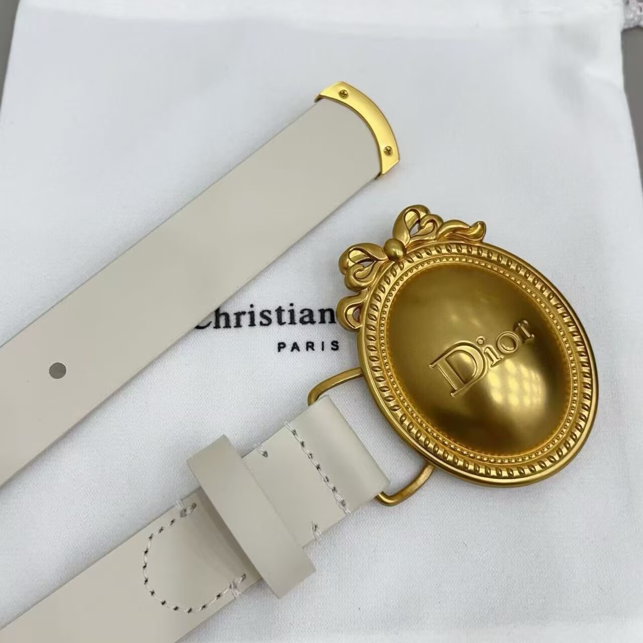 Dior Saddle Belt Smooth Calfskin D30210