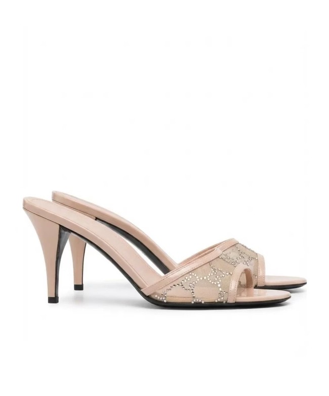 GUCCI Womens crystal slide sandal 855831-2