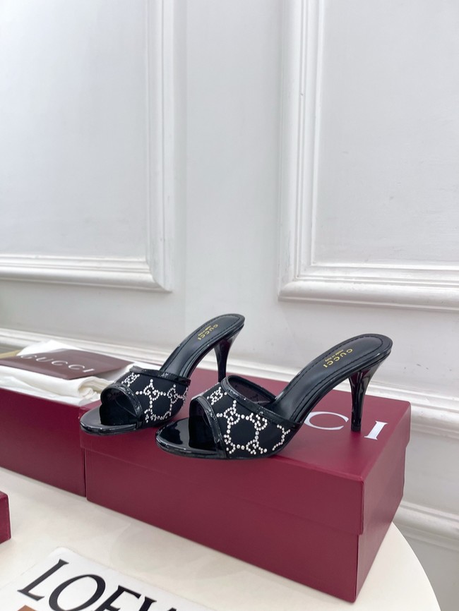 GUCCI Womens crystal slide sandal 855831-3