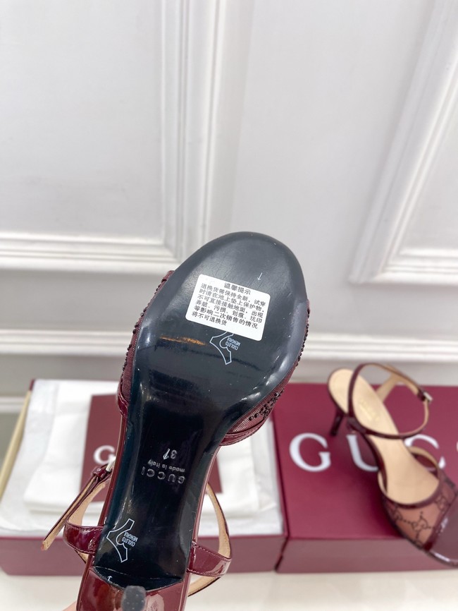 GUCCI Womens crystal slide sandal 855832-1