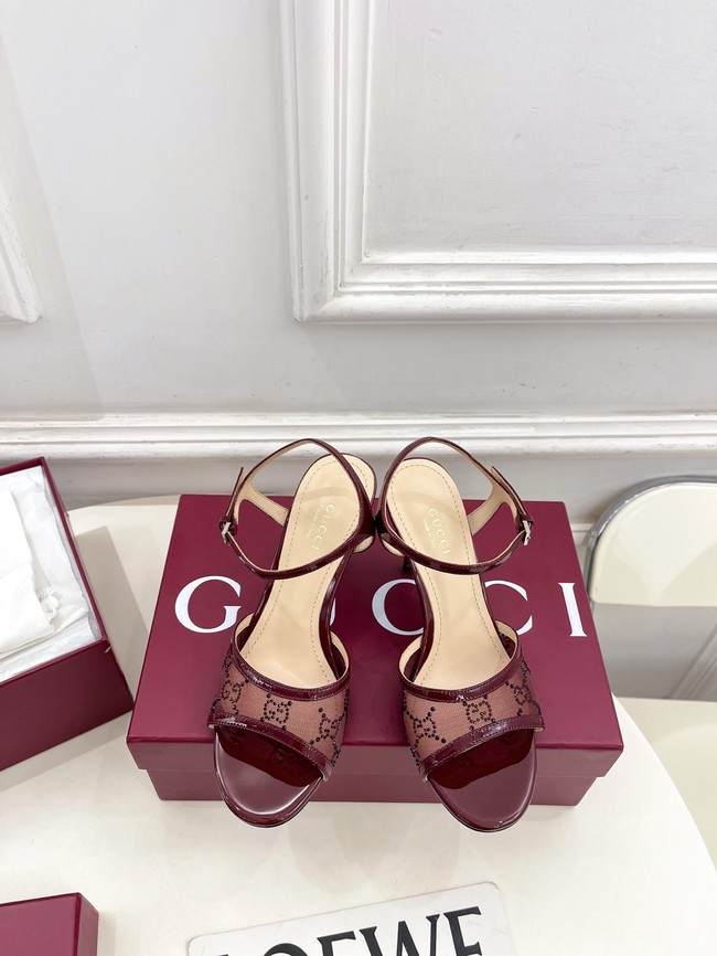 GUCCI Womens crystal slide sandal 855832-1