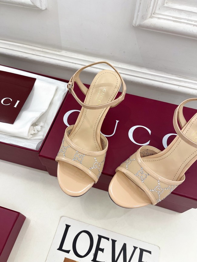 GUCCI Womens crystal slide sandal 855832-2