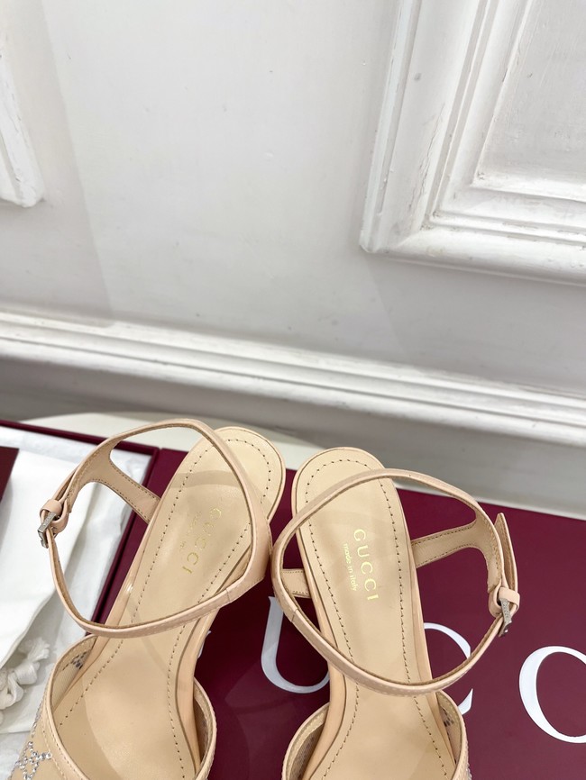 GUCCI Womens crystal slide sandal 855832-2