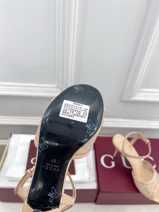 GUCCI Womens crystal slide sandal 855832-2
