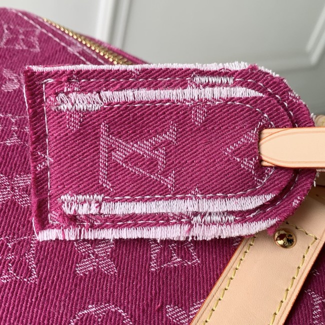 Louis Vuitton Keepall Bandouliere 45 M27944 Fuchsia Denim