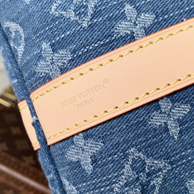 Louis Vuitton Keepall Bandouliere 45 M27944 blue Denim
