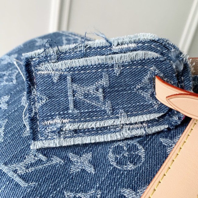 Louis Vuitton Keepall Bandouliere 45 M27944 blue Denim