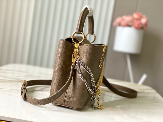 Louis Vuitton Capucines BB M28203 dark gray