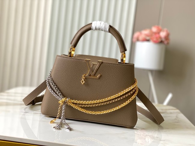 Louis Vuitton Capucines BB M28203 dark gray