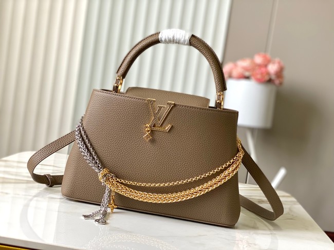 Louis Vuitton Capucines MM M28204 dark gray