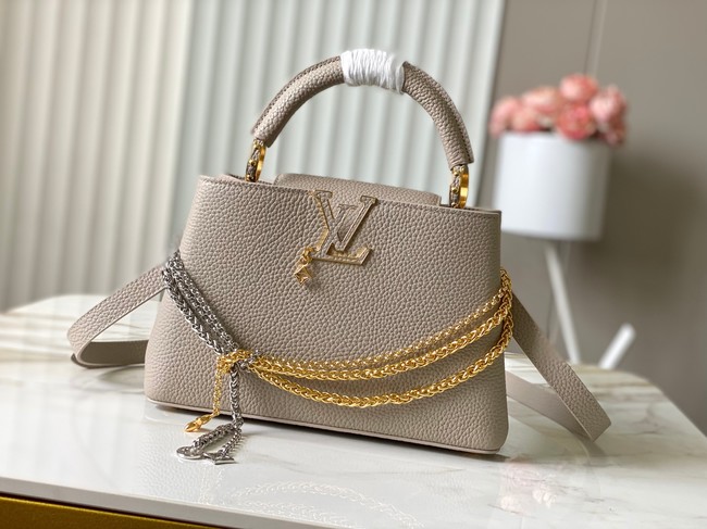 Louis Vuitton Capucines MM M28204 gray