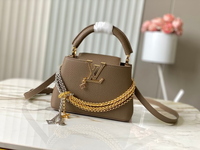 Louis Vuitton Capucines Mini M28202 dark gray