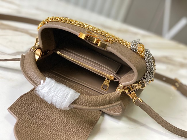 Louis Vuitton Capucines Mini M28202 dark gray