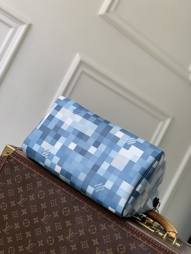 Louis Vuitton NEW Speedy 30 Bandouliere M28978 Indigo Blue