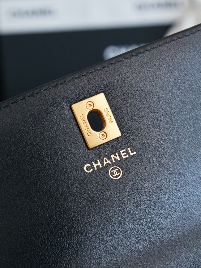 CHANEL Mini Flap Bag with Top Handle AP4798 black